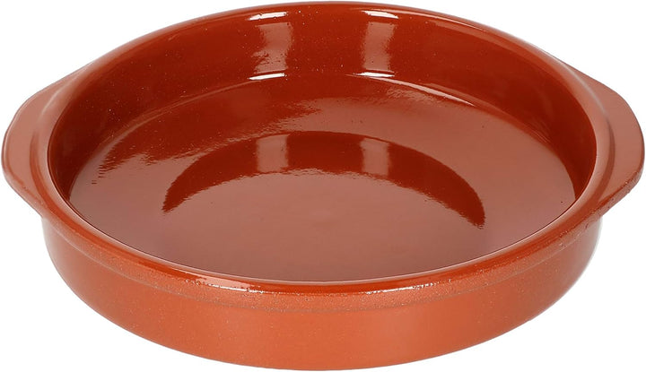 MamboCat Cazuela mit Griff 2er Set Schalen Bernd 1,3l Auflaufform rund 25,5cm aus Ton glasiert Gröss