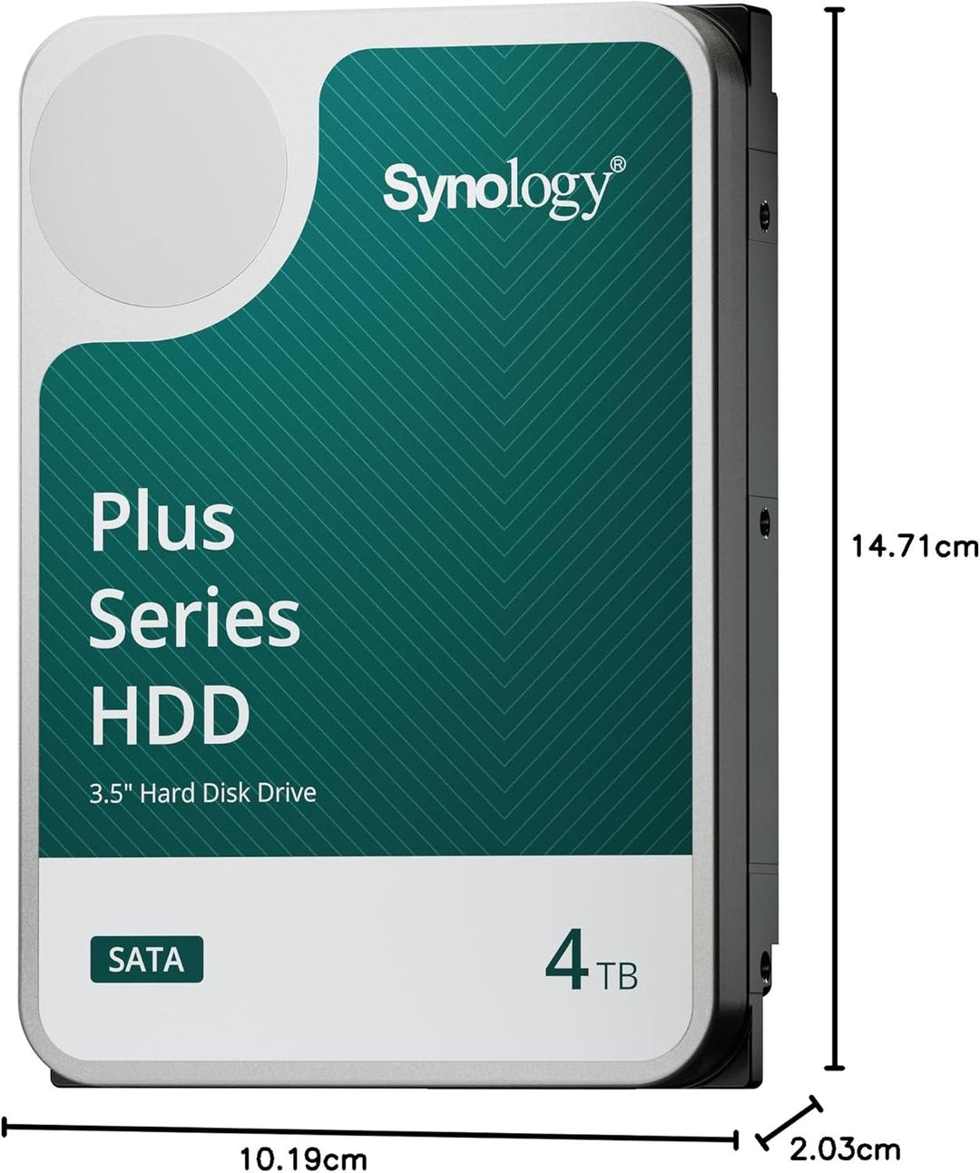Synology Plus HAT33004T Festplatte (4 TB, intern, 8,9 cm (3,5 Zoll), SATA (SATA/600) 4TB, 4TB