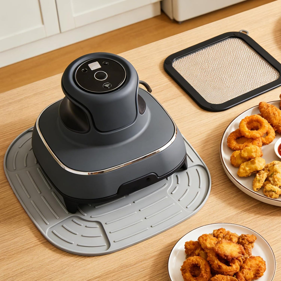 Airfryer Zubehör für Ninja CRISPi FN101EU, Inklusive1 Hitzebeständige Magnetische Spritzschutze Pass