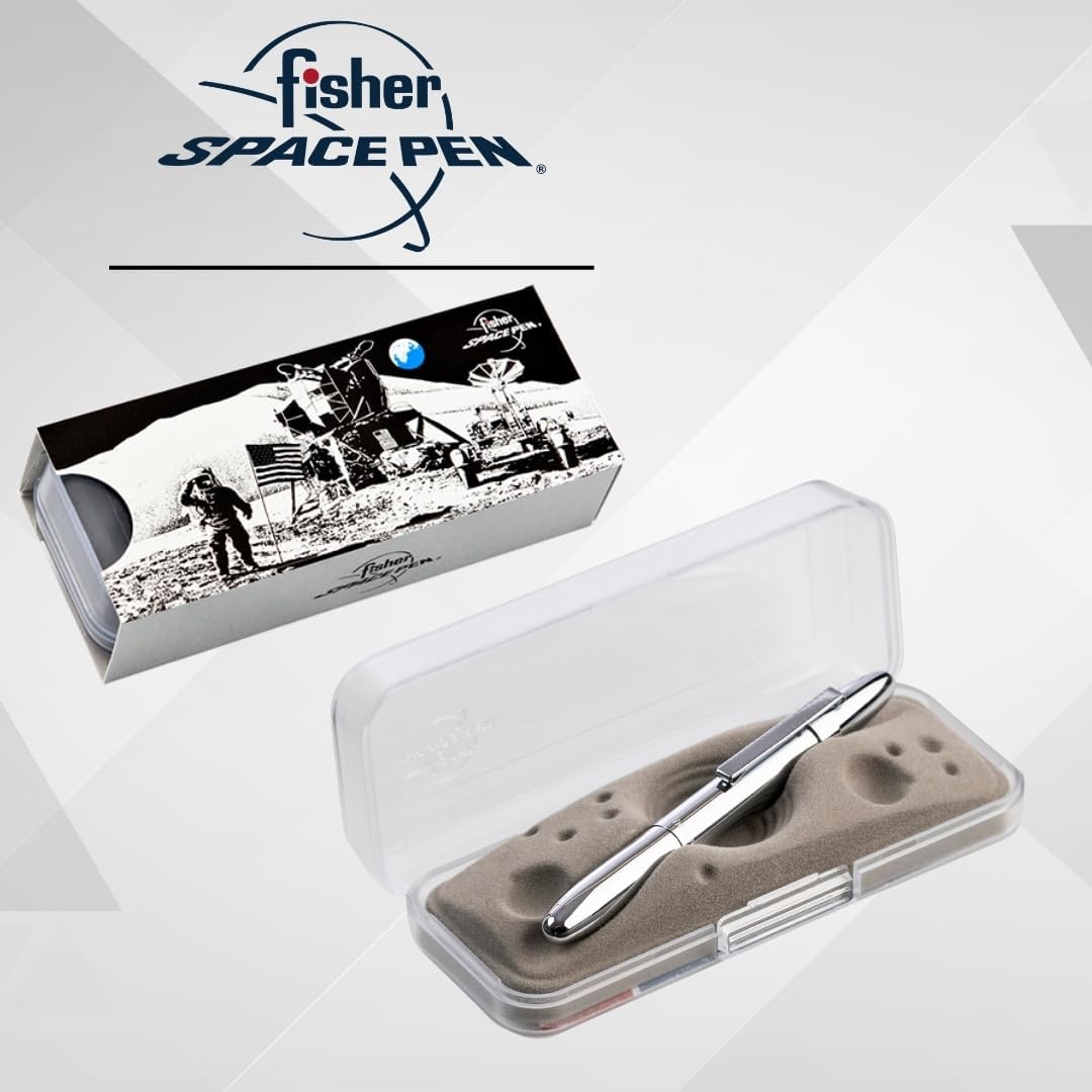 Fisher Space Pen 400 Cl mittel schwarz 1pièce (S) – Kugelschreiber (schwarz, chrom, mittel, 1 Stück