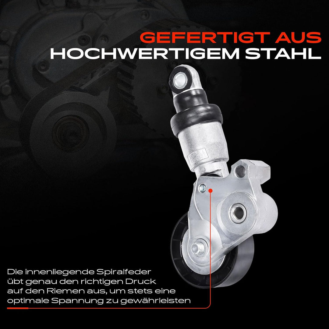 Frankberg Spannrolle Riemenspanner Kompatibel mit 3 BM BN 6 GJ GL CX-3 DK CX-5 GH KE KF MX-5 IV MX-5