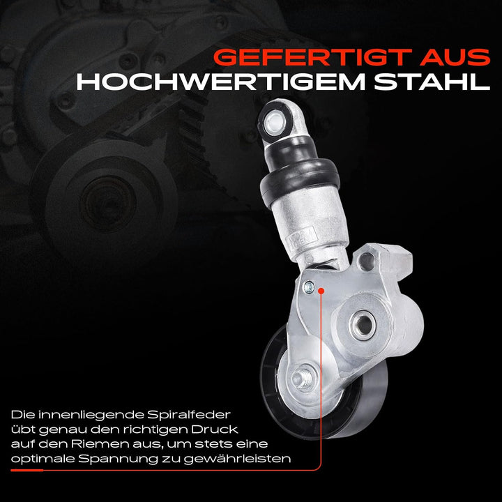 Frankberg Spannrolle Riemenspanner Kompatibel mit 3 BM BN 6 GJ GL CX-3 DK CX-5 GH KE KF MX-5 IV MX-5