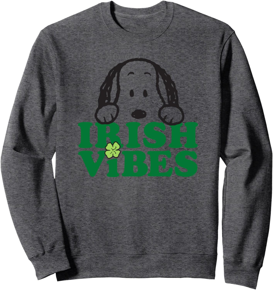 Peanuts St Patrick's Day Irish Vibes Sweatshirt