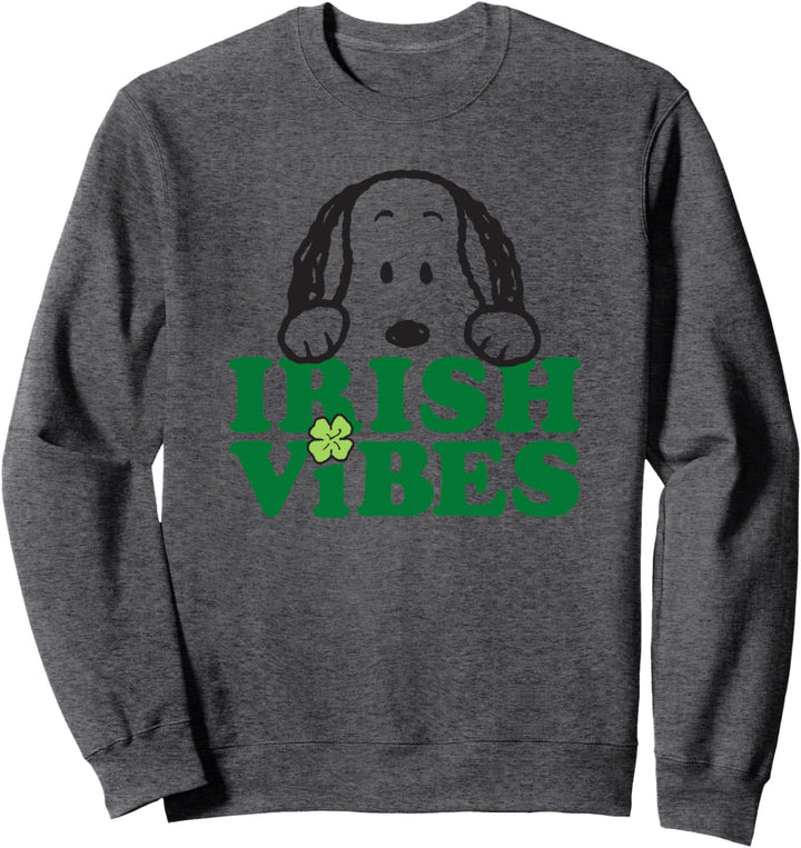 Peanuts St Patrick's Day Irish Vibes Sweatshirt