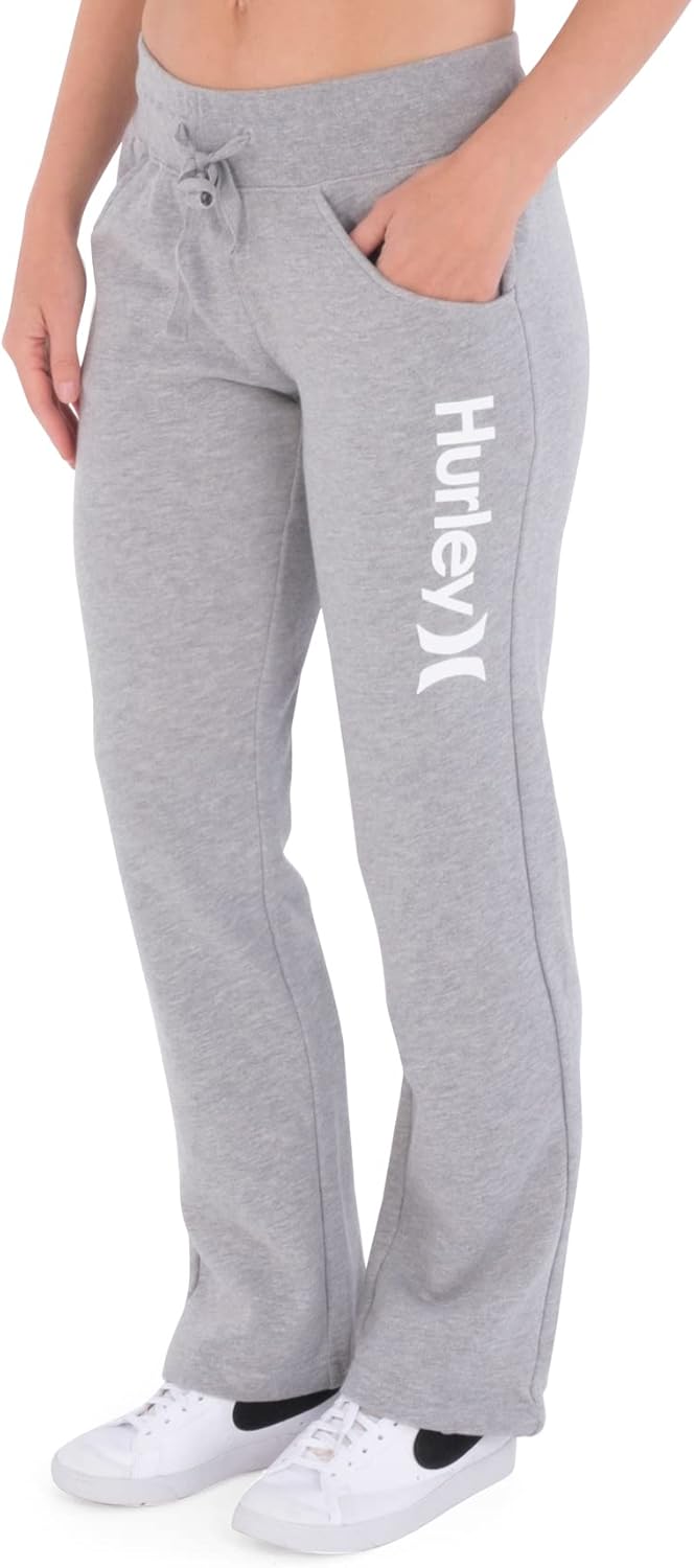 Hurley Damen Lässige Hose OAO Fleece Jogger S Dk Grau Htr, S Dk Grau Htr