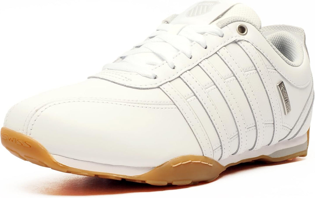 K-Swiss Herren Arvee 1.5Sneakers 39 EU White White L Gum, 39 EU White White L Gum