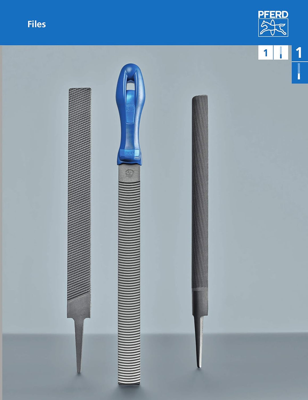 Pferd 5 Stück Nadelfeilen-Set, Diamant Körnung, grob, 5–15,1 cm Länge 5-teilig Korngrösse D 181, 5-t