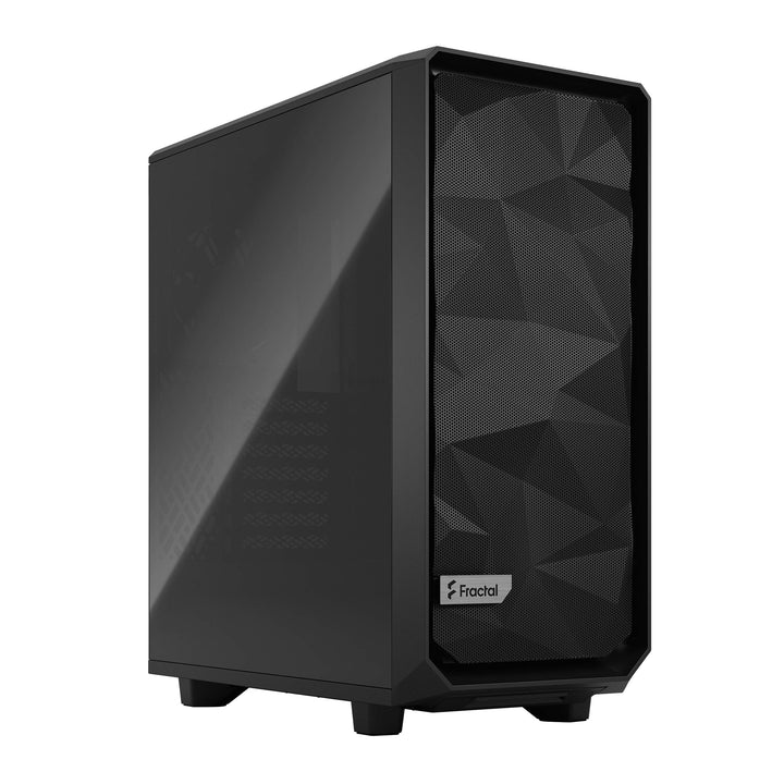 Fractal Design Meshify 2 Compact Black ATX Flexible High-Airflow Dark Tinted Tempered Glass Window M