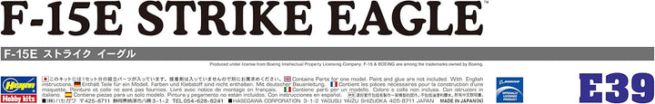 Hasegawa E39 - 1/72 F15E Strike Eagle, Plastikmodellbau