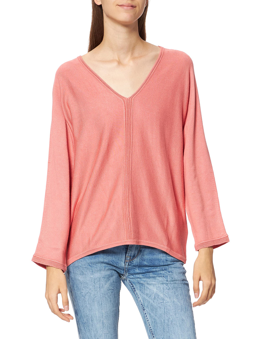 TOM TAILOR Damen Loose Fit Pullover XL 28155 - Dusty Pastel Pink, XL 28155 - Dusty Pastel Pink