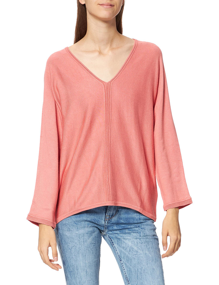TOM TAILOR Damen Loose Fit Pullover XL 28155 - Dusty Pastel Pink, XL 28155 - Dusty Pastel Pink