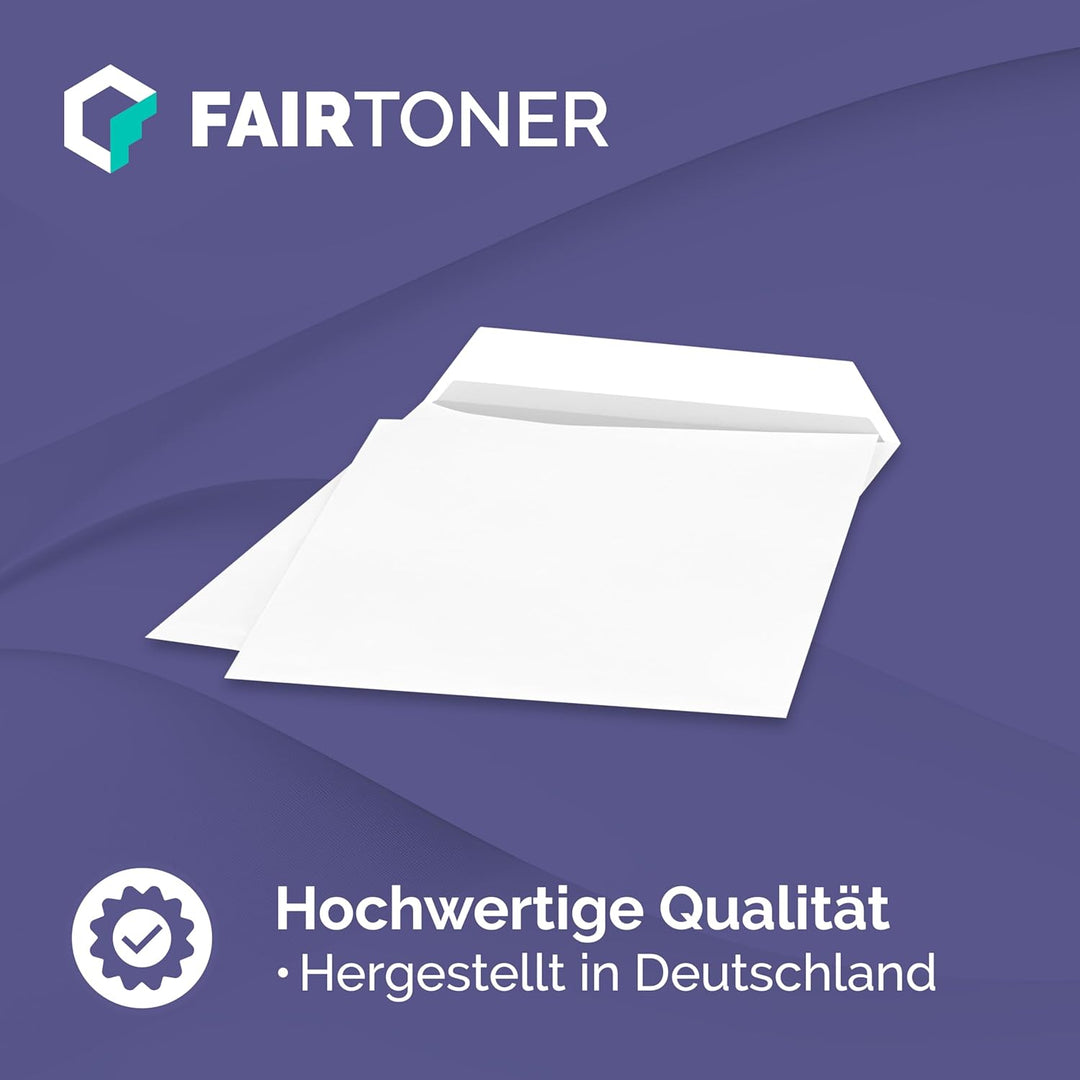 Versandtasche C4 (250 Stück Umschläge) Haftklebende Versandtaschen weiss 90gsm, mit Innendruck,ohne