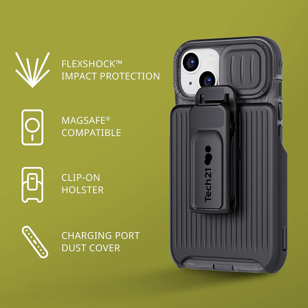 Tech21 iPhone 14 Evo Max Kompatibel mit MagSafe® - Langlebige, stossdämpfende und robuste Handyhülle