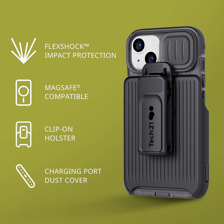 Tech21 iPhone 14 Evo Max Kompatibel mit MagSafe® - Langlebige, stossdämpfende und robuste Handyhülle