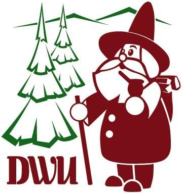 DWU Original Erzgebirgischer Räuchermann® Weihnachtsmann rot mit Geschenke #990/R