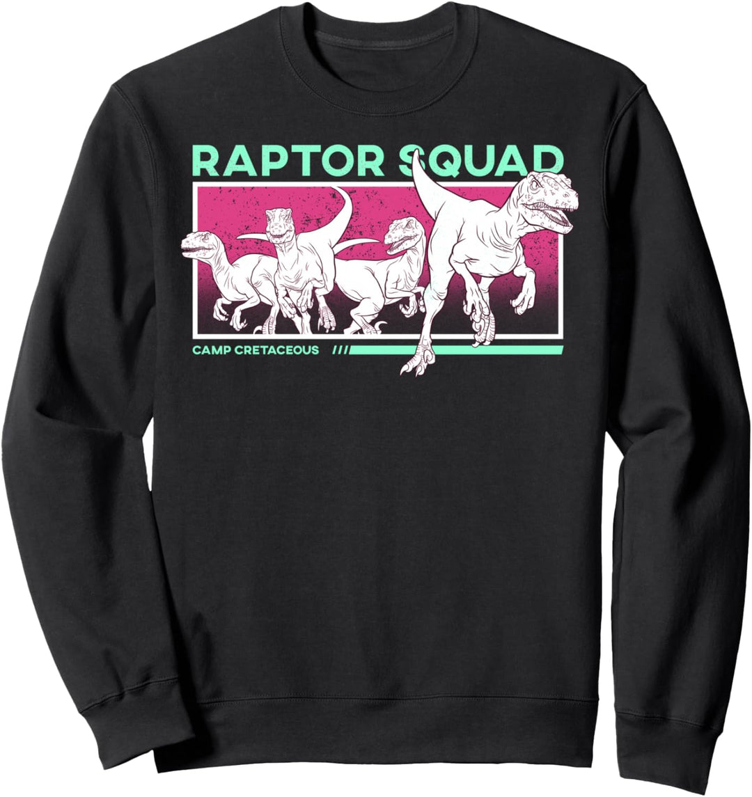 Jurassic World: Camp Cretaceous Raptor Squad Pink Sweatshirt