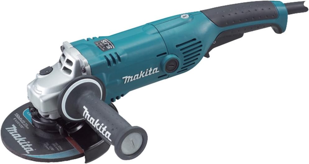 Makita GA6021CF01 Winkelschleifer 150 mm Schwarz Grün mit Konstantelektronik, zuzügl. Superflansch,