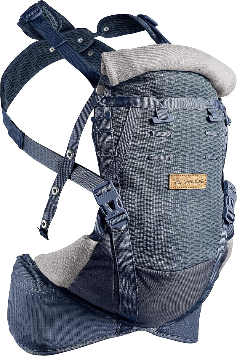 VAUDE Amare Baby Carrier Babytrage Neugeborene ab Geburt bis 3 Jahre, Kraxe Kindertrage, Rücken- und