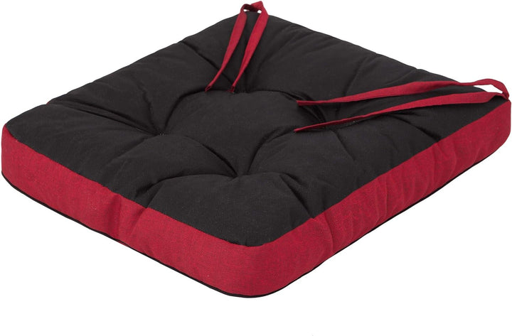 PillowPrim 4er Set Stuhlkissen 49x47 cm Sitzauflagen Polsterauflagen Outdoor/Indoor Aussen/Innen Gar