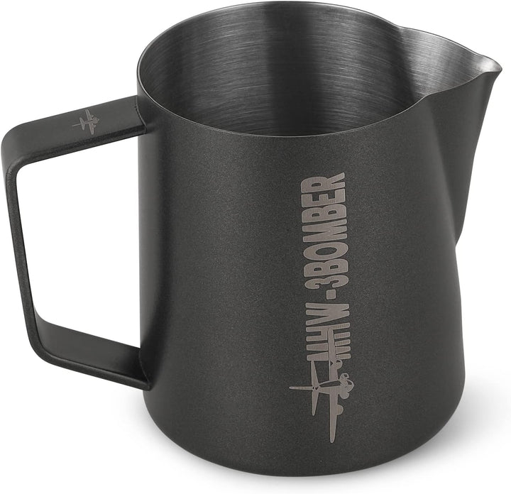 MHW-3BOMBER Espresso Milchkännchen Milk Pitcher 400ml Milchschaumtank Espresso Milchschaumtank Edels
