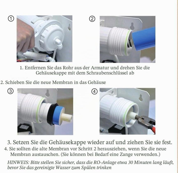 Universell Kompatibel 50 GPD Umkehrosmose RO Membran Ersatz-NSF Zertifiziert (2)