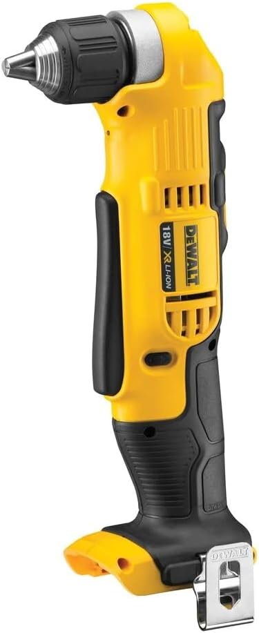 DeWalt DCD740N-XJ DCD740N Winkelbohrmaschine 18V XR ohne Akku und Ladegerät, 360 W, 18 V, Schwarz, G