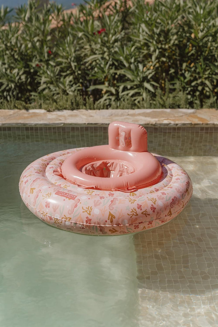 Little Dutch 2012846 Schwimmring/Schwimmsitz für Babys - Ocean Dreams rosa