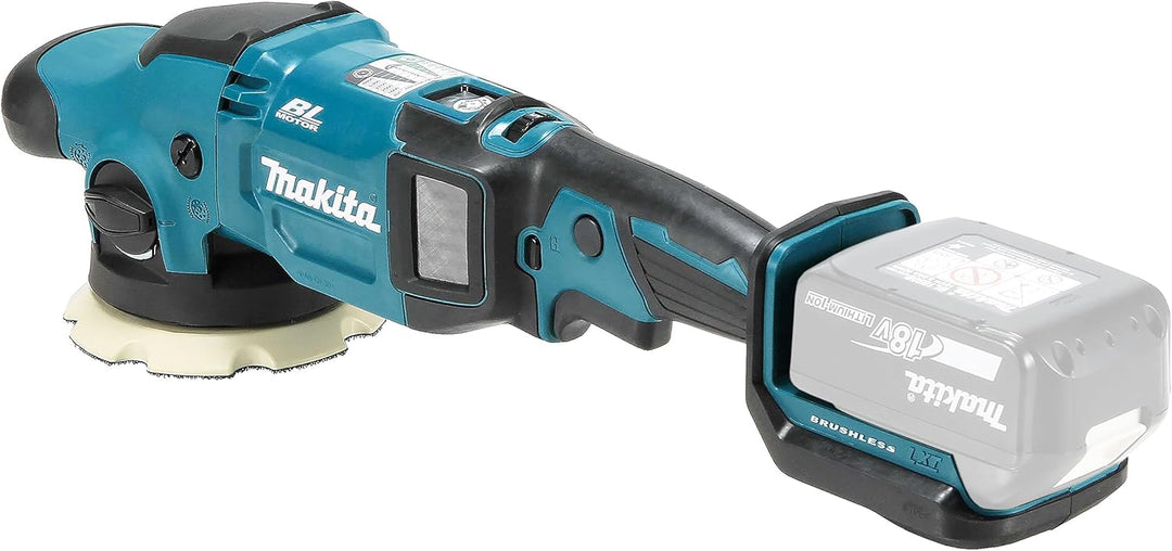 Makita DPO500Z Akku-Exzenterpolierer 18 V (ohne Akku, ohne Ladegerät)