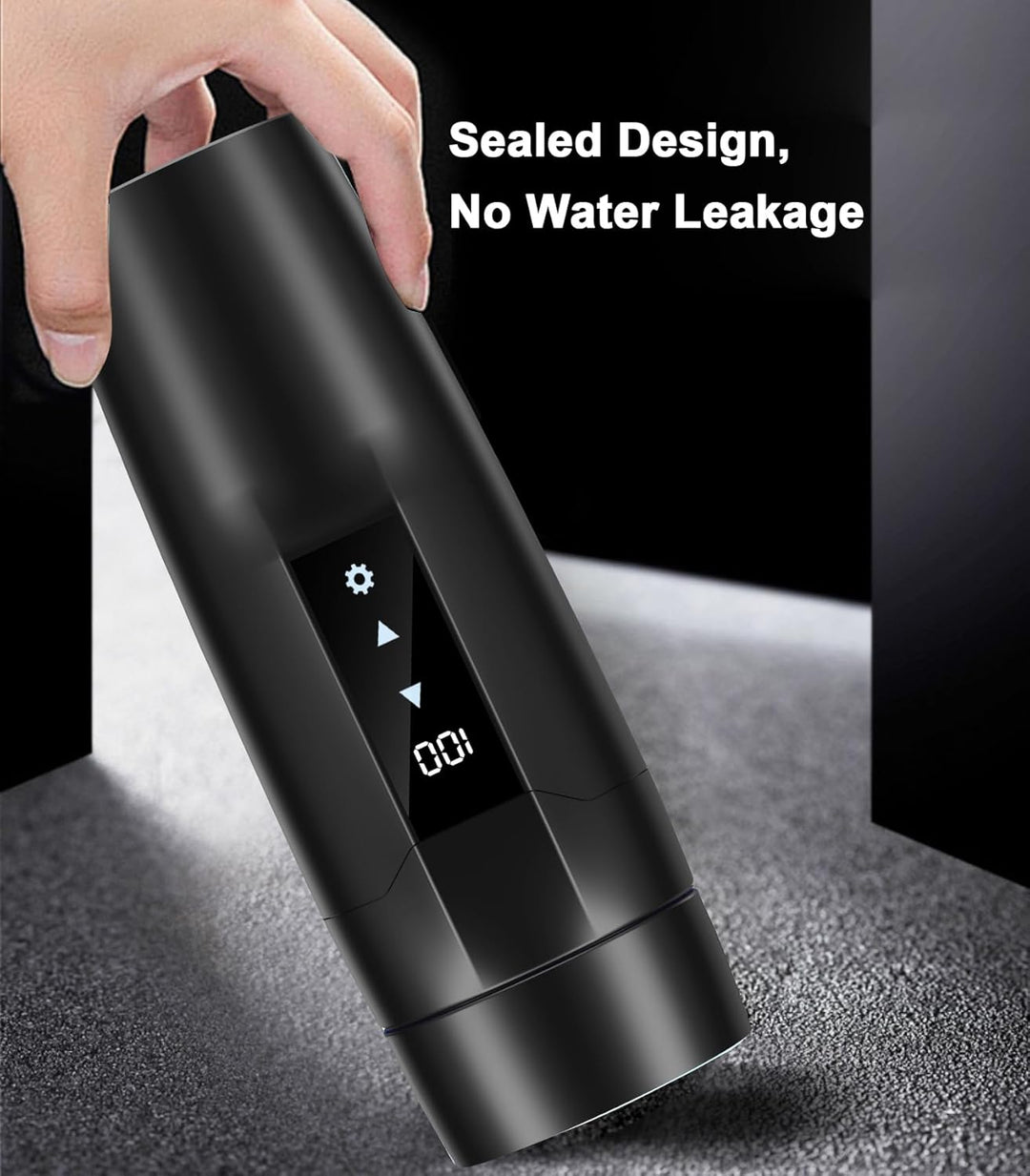 Rauwseul Reise Elektrischer Wasserkocher Klein, 350ml Tragbare Heizbecher mit 304 Edelstahl Liner,40