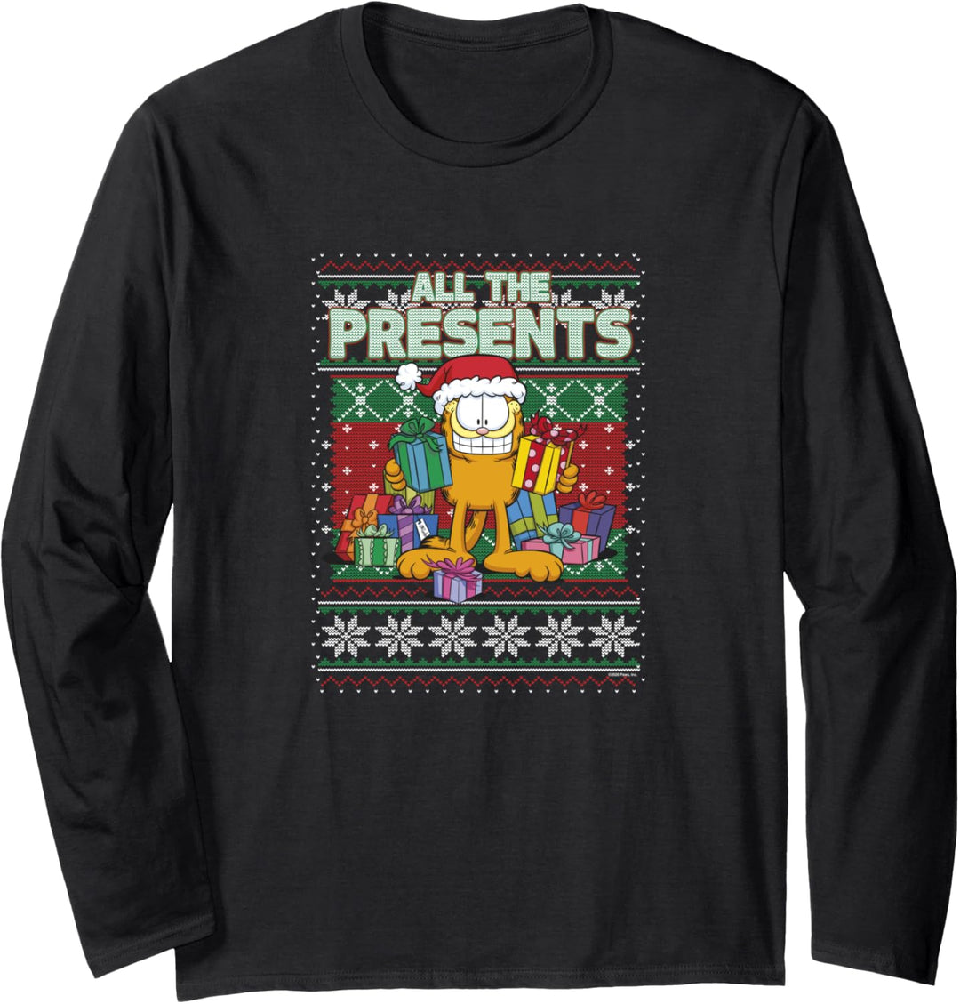 Garfield All The Presents Christmas Sweater Langarmshirt