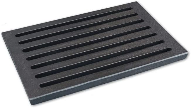 GRILLROSTPROFI Ascherost - Feuerrost - Kohlerost - Kaminrostin Premium-Qualität, Gusseisen, 14 x 22