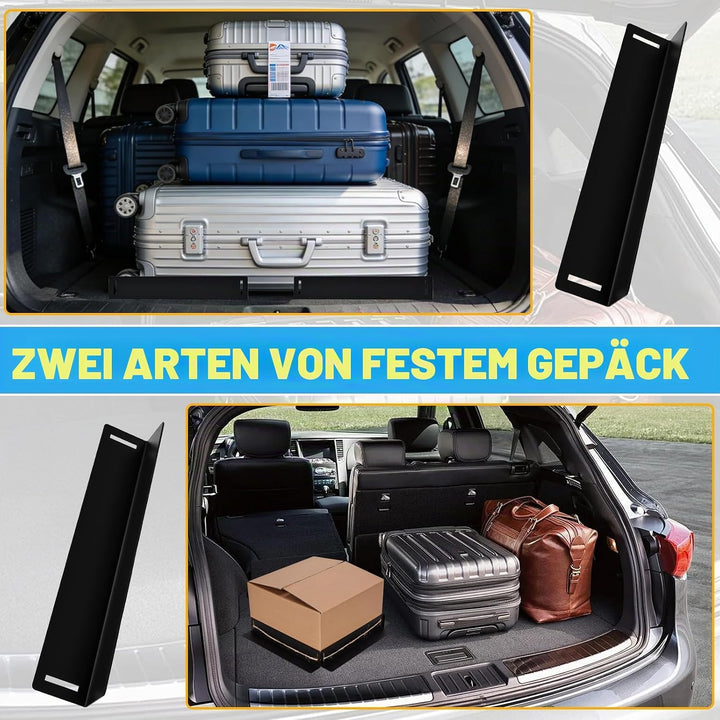 VGECEE 3 Stück Kofferraum Klett Fixierung 30 x 4 x 5cm Auto Gepäckfixierung Kofferraum Klett Cargoel