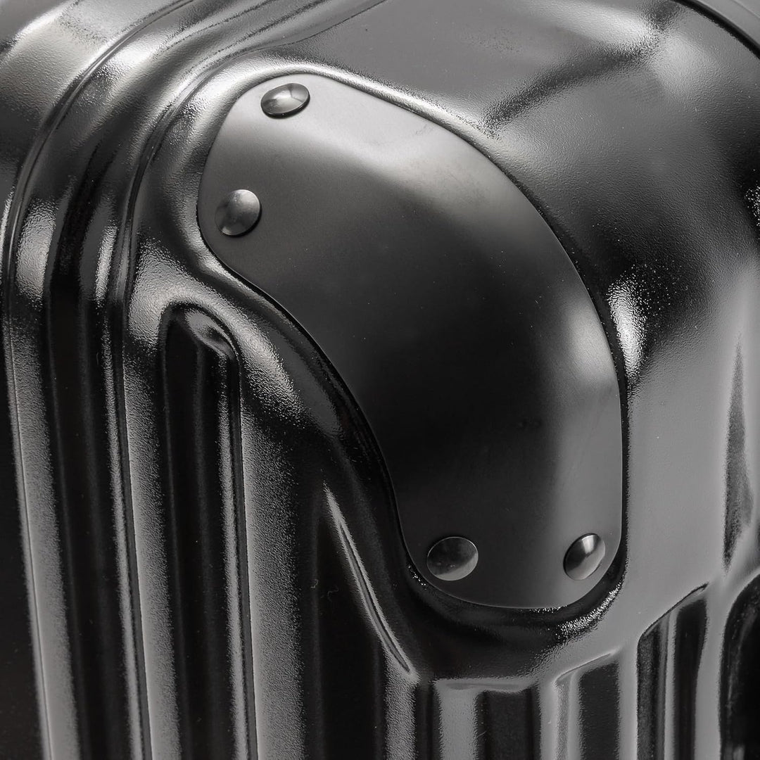 Travelhouse® London Aluminium-Rahmen Handgepäck 47L Schwarz Schwarz S, Schwarz S
