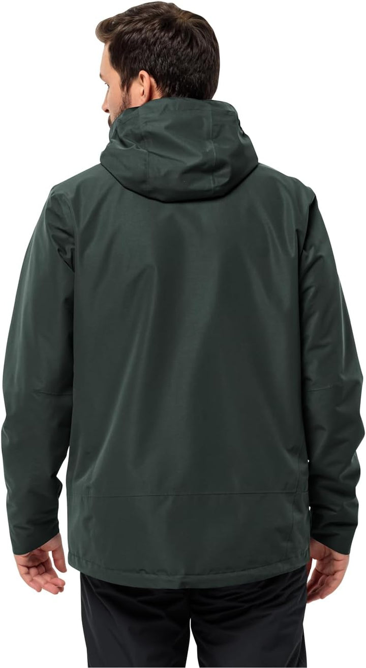 Jack Wolfskin Herren Luntal 3in1 Jkt M Jacket M black olive, M black olive