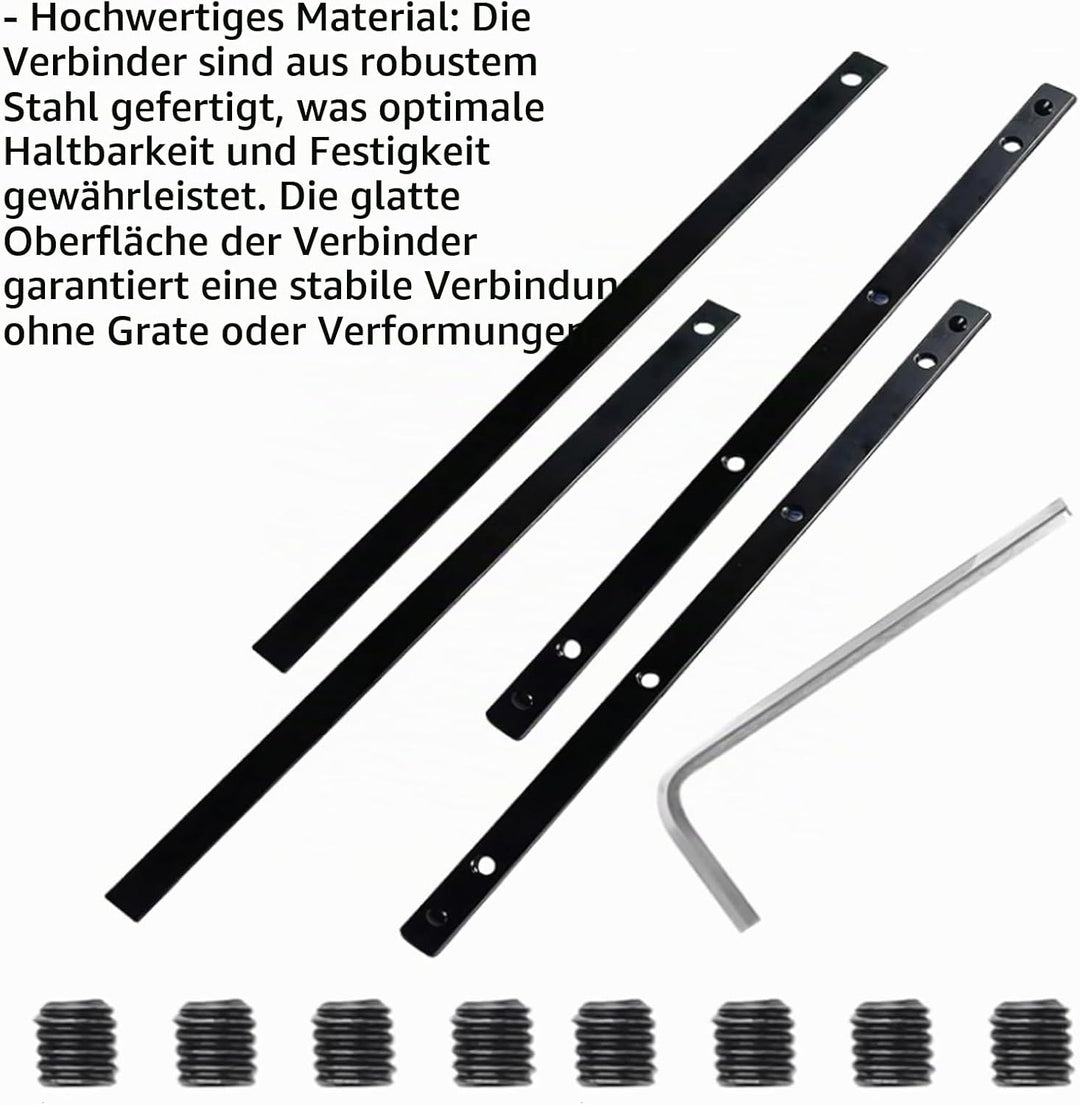 Führungsschienenverbinder – Set mit 4 Stück für Makita und Festool P-45777, kompatibel mit gerade, a
