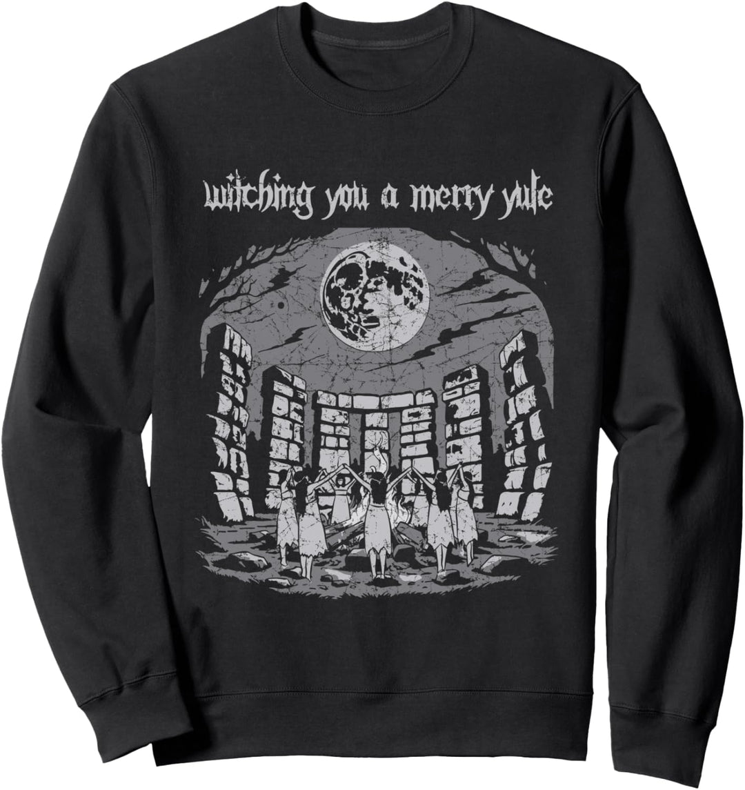 Satan Weihnachten Goth Witching Merry Yule Heidnisch Occult Sweatshirt