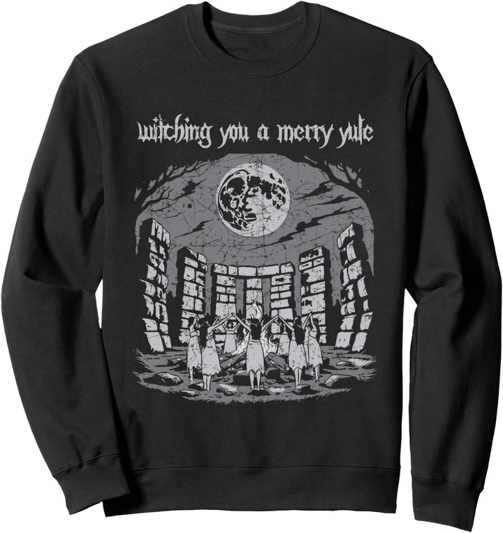 Satan Weihnachten Goth Witching Merry Yule Heidnisch Occult Sweatshirt