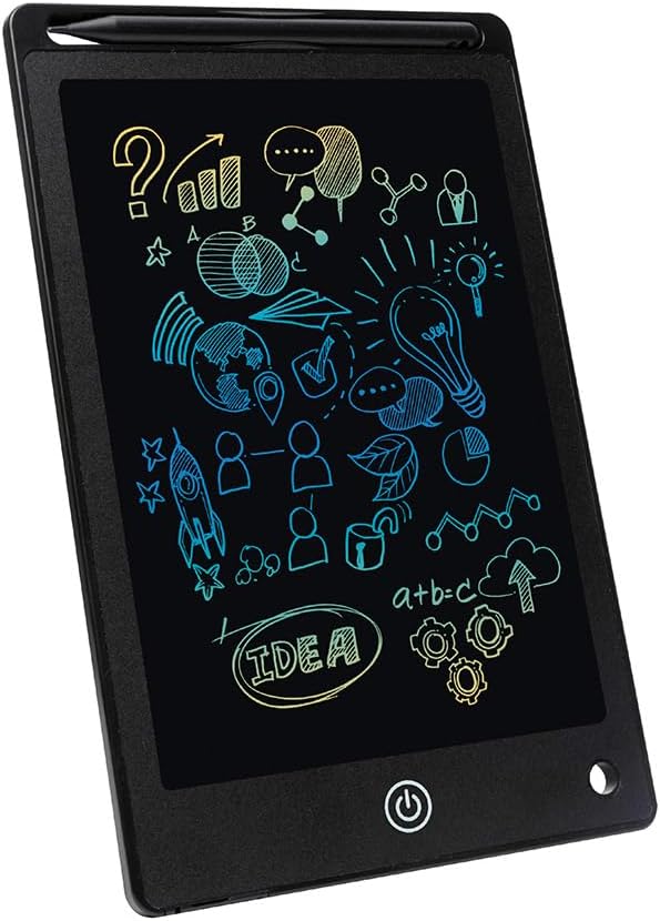 #Winning Endloses Zeichenpad Bunt – LCD Schreibtafel & Malbrett für Kinder – Wiederverwendbarer Elek