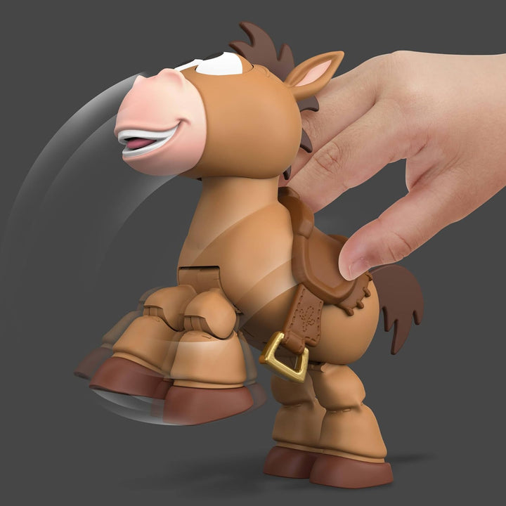 Mattel Disney Pixar Toy Story 5 bewegliche Pferdefigur mit Geräuschen, Kleiner Begleiter Bully, berü