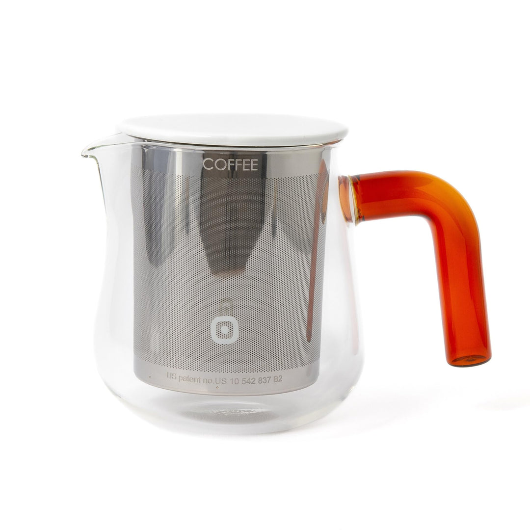ARCA X-Tract Glas Kaffeekanne mit Filter 0,6l | Coffee Maker für 2-3 Tassen | Kaffeebereiter mit Kaf