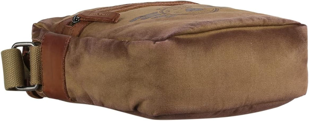 Greenburry Vintage Aviator Umhängetasche 20 cm Camel Einheitsgrösse