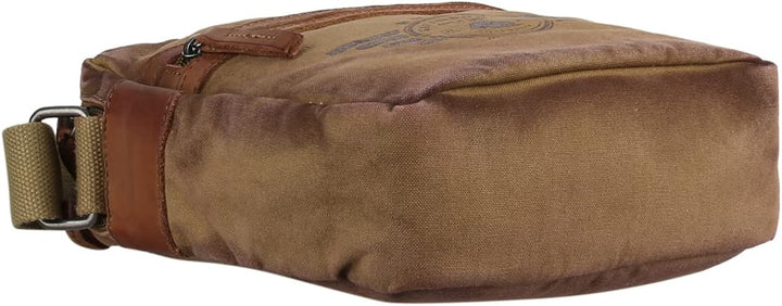 Greenburry Vintage Aviator Umhängetasche 20 cm Camel Einheitsgrösse