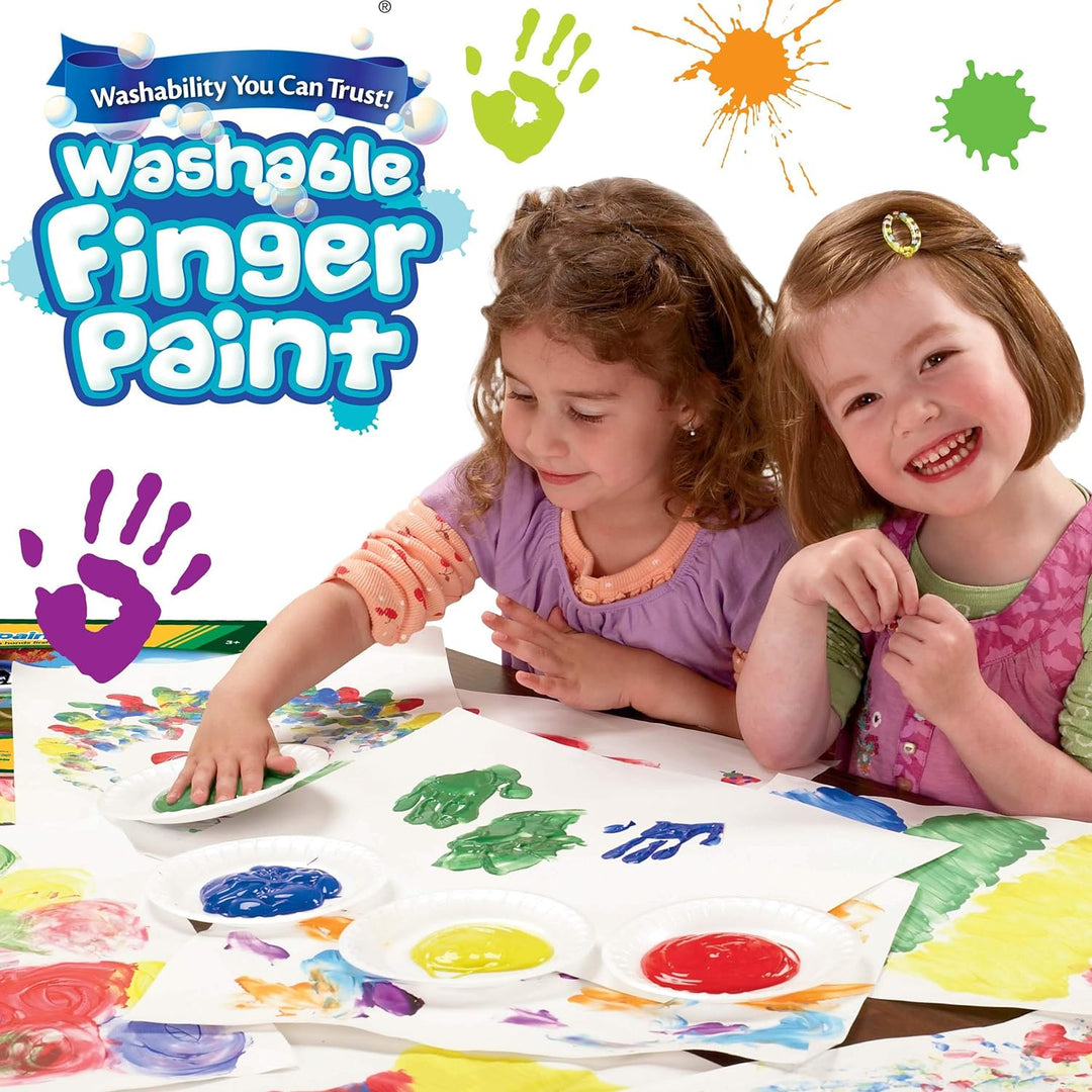 Washable Fingerpaint, Yellow, 16 oz