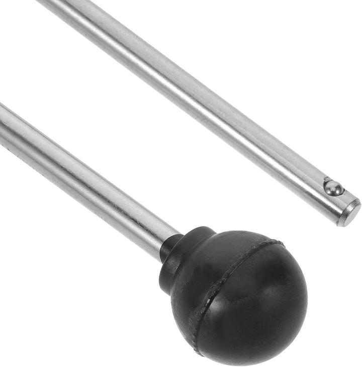 2 Stück Gewichtsstapelbolzen M8 149mm für Fitnessgeräte mit Kunststoffgriff und Zugschnur Universell