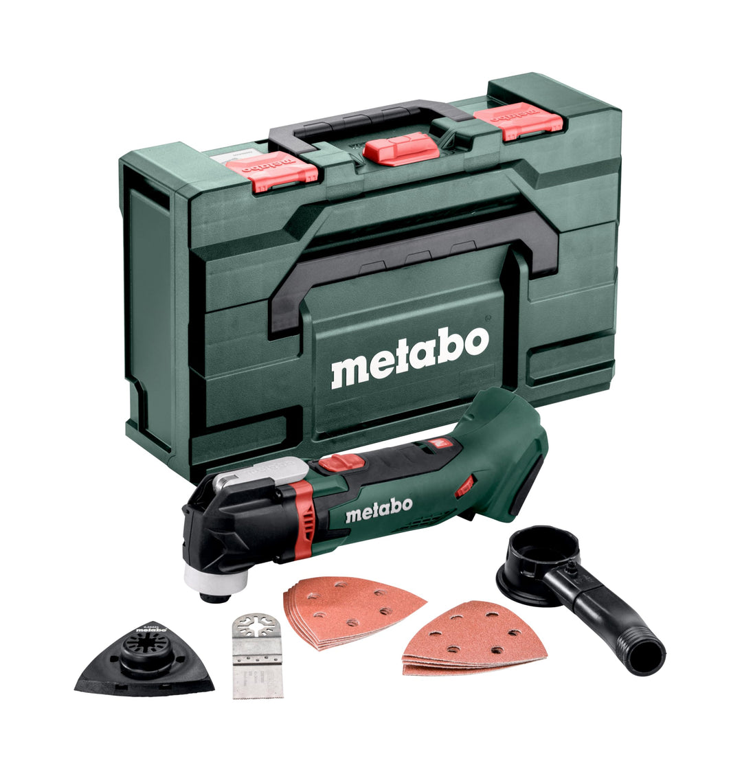 Metabo Akku-Multitool MT 18 LTX – 613021840 – 18 V – Zum Sägen, Schleifen, Schaben und Raspeln versc