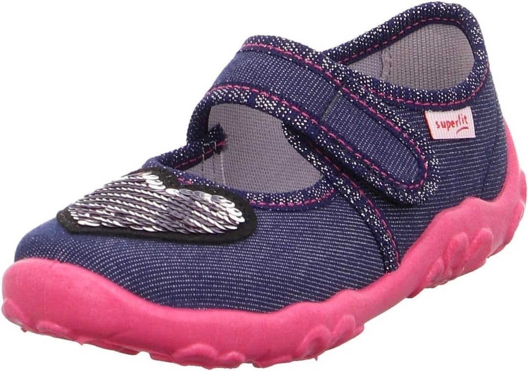 Superfit Jungen Mädchen Bonny Hausschuh 37 EU Blau 8000, 37 EU Blau 8000