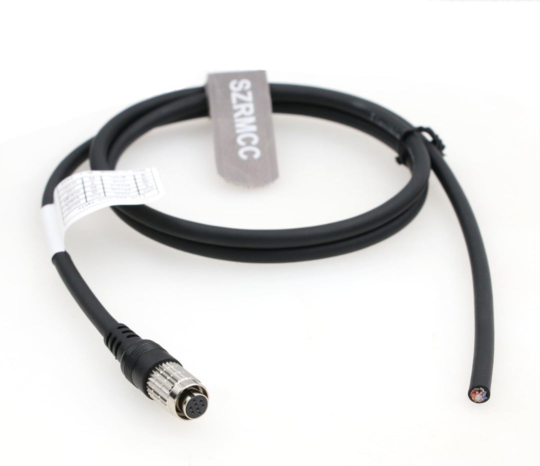 SZRMCC Hirose 8 Pin Buches auf offenes Ende HR25-7TR-8S I/O Stromkabel für FLIR Allied Vision Mako G