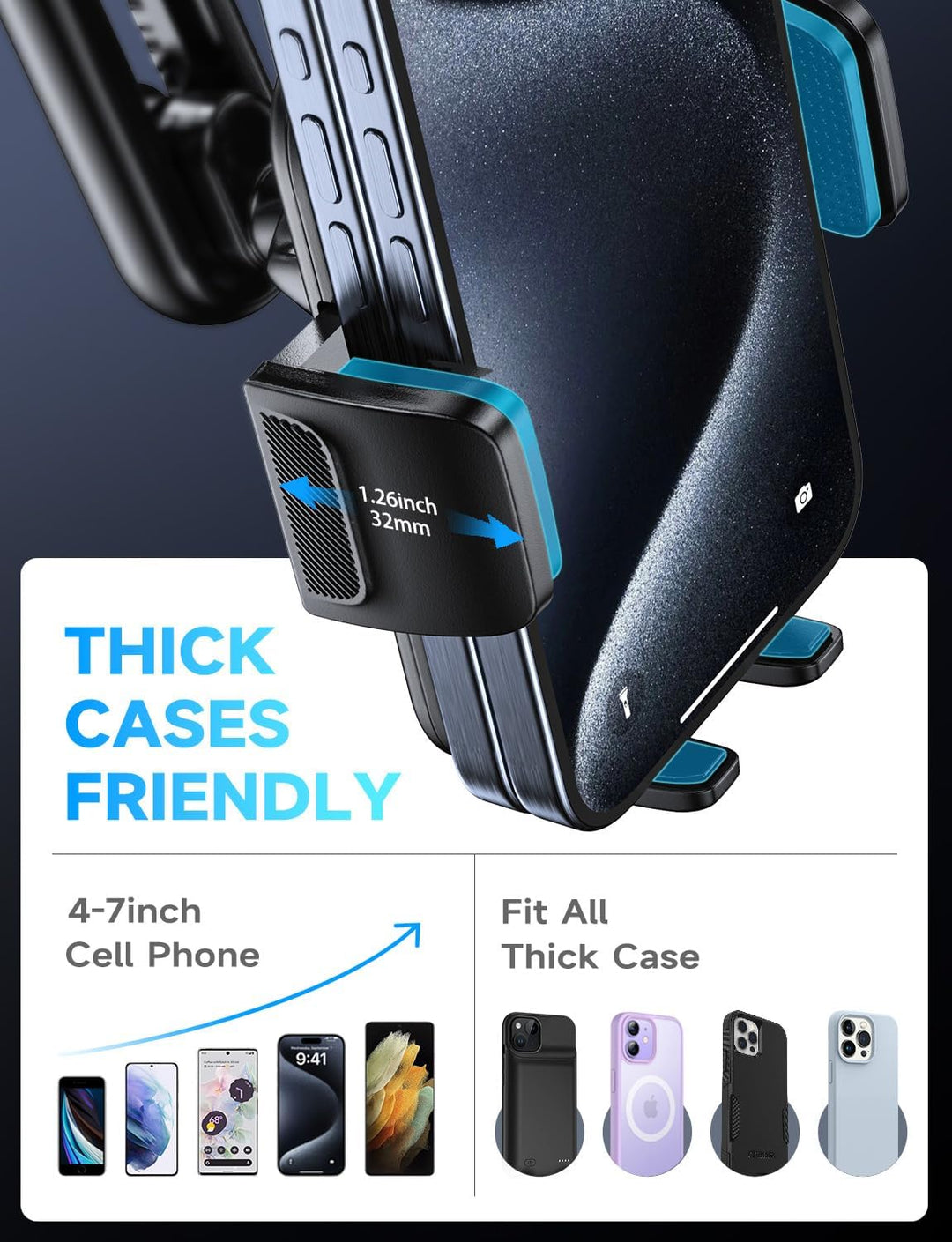 Handyhalterung Auto Handy Halterung Autohalterung: Universale Lüftung Handyhalter, EIN-Knopf-Release