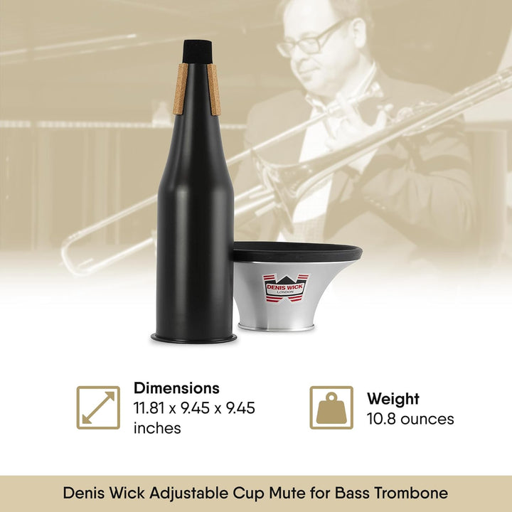 Denis Wick verstellbarer Cup Dämpfer für Bass-Posaune