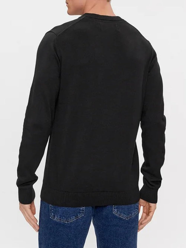 Calvin Klein Herren Institutional Essentials Sweater J30j324974 Pullover (1er Pack) L Schwarz (Ck Bl